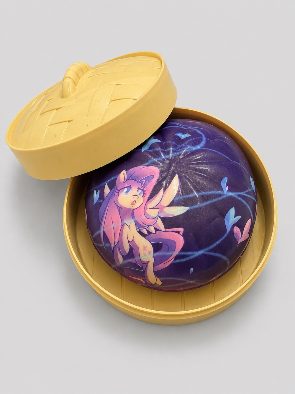 My Little Pony Slow Rising Foam Dumpling Squishy with Steamer Basket